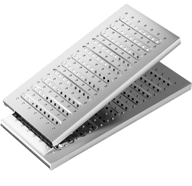 工业园区不锈钢沟盖板展示